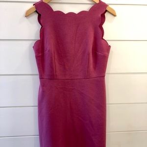 LOFT | Scalloped Top Sleeveless Dress | 4P